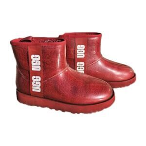 UGG Red Ankle Boots